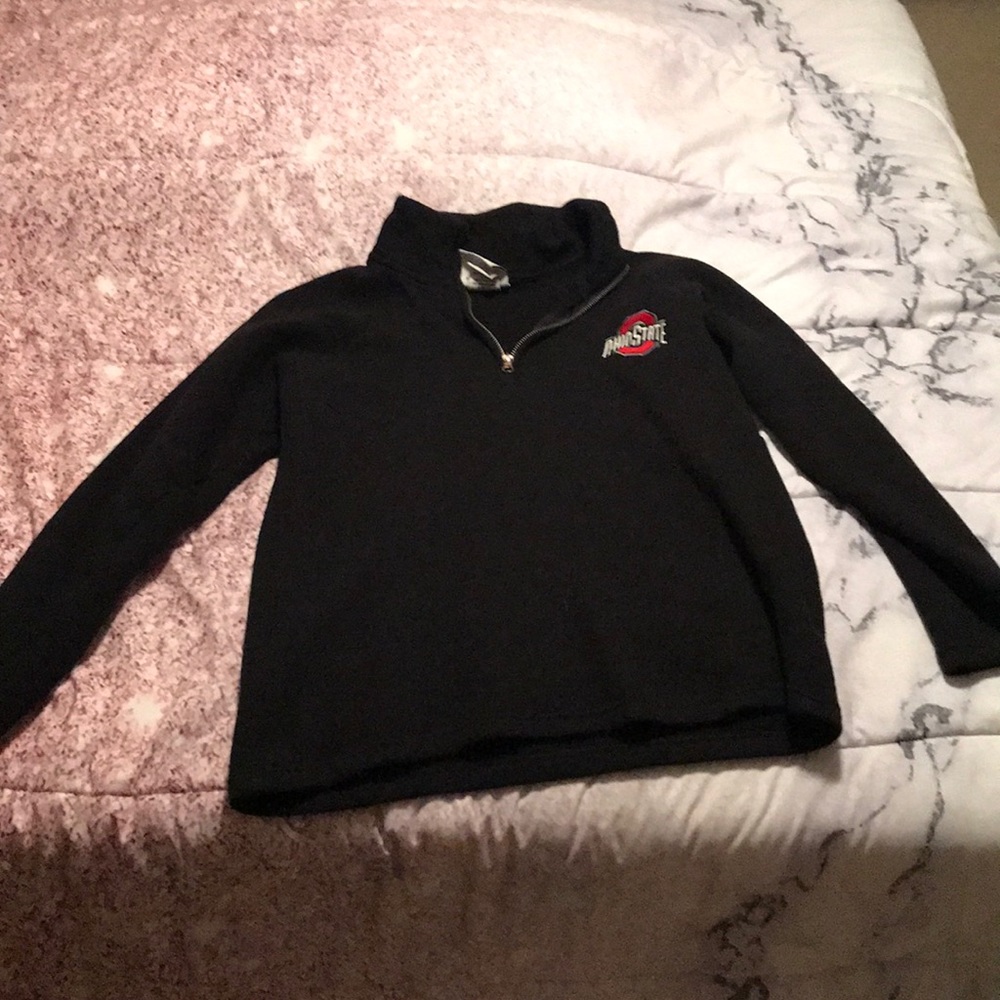 Ohio state half zip